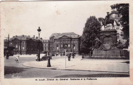 59 - Nord - LILLE - Statue Du General Faidherbe Et La Prefecture - Lille