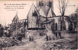 51 - Marne -  SUIPPES - L Eglise Bombardée Par Les Allemands  - Guerre 1914 - Andere & Zonder Classificatie