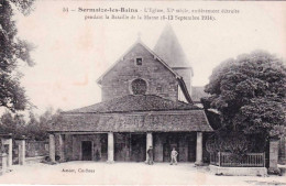 51 - Marne -   SERMAIZE Les BAINS -  L Eglise Entierement Detruite Pendant La Bataille De La Marne En 1914 - Sermaize-les-Bains