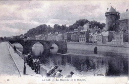 53 - Mayenne -  LAVAL -  La Mayenne Et Le Donjon  - Pecheurs A La Ligne - Laval