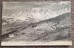 Carte Postale COMBLOUX : Massif Mont-Blanc - Combloux