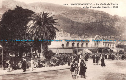 R098934 Monte Carlo. Le Cafe De Paris Et La Place Du Casino. RM. Rostan Et Munie - Monde