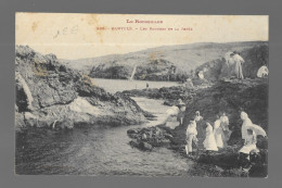 Banyuls, Les Rochers De La Jetée (A17p73) - Banyuls Sur Mer