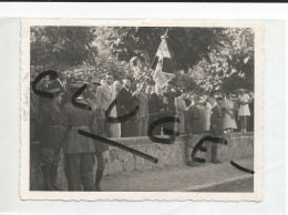 63 - CHAMPEIX -  Cérémonie Militaire  ( Photo )  Vue Recto Verso - Guerra, Militares
