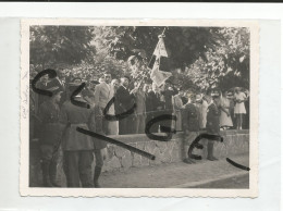 63 - CHAMPEIX -  Cérémonie Militaire  ( Photo )  Vue Recto Verso - Guerre, Militaire