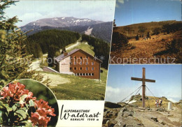 72495881 Koralpe Alpengasthof Waldrast Panorama Gipfelkreuz Alpenflora Oesterrei - Sonstige & Ohne Zuordnung