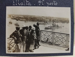 Malta Photo LA VALLETTA Harbour  1925. 80x55 Mm - Europe