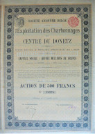 S.A. Belge- L'exploitation Des Charbonnages Au Centre Du Donetz (1898) - Mineral
