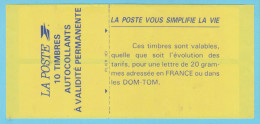 J.P.S. 01/24 - N°17 - France - Carnet 10 TP  - N° 2807 C 1  Sagem - Livraison Offerte - Modernes : 1959-...