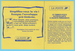 J.P.S. 01/24 - N°18 - France - Carnet 20 TP  - N° 2874 C 9 - Livraison Offerte - Modern : 1959-...