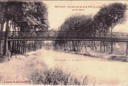 54 - Meurthe Et Moselle -  EINVILLE - Le Pont De Fer Et Le Pont De Pierre Sur Le Canal - Sonstige & Ohne Zuordnung