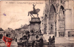 54 - Meurthe Et Moselle -  NANCY - La Statue Rene II Sur La Place Saint Epvre - Nancy