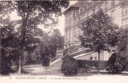 61 - Orne -  BAGNOLES De L ORNE - Le Jardin Du Grand Hotel De L Etablissement Thermal - Bagnoles De L'Orne