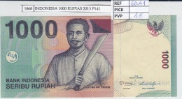 BILLETE INDONESIA 1000 RUPIAS 2013 P-141m  - Otros – Asia