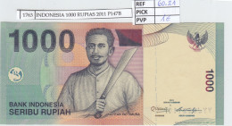 BILLETE INDONESIA 1000 RUPIAS 2011 P-141k  - Otros – Asia