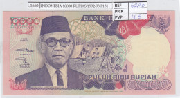 BILLETE INDONESIA 10.000 RUPIAS 1993 (92) P-131b  - Otros – Asia