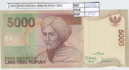 BILLETE INDONESIA 5000 RUPIAS 2012 P-142l  - Otros – Asia