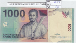 BILLETE INDONESIA 1000 RUPIAS 2012 P-141l  - Otros – Asia