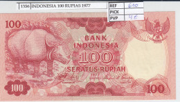 BILLETE INDONESIA 100 RUPIAS 1977 P-116  - Otros – Asia