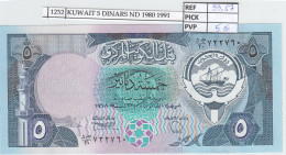 BILLETE KUWAIT 5 DINARS 1980 P-14c  - Andere - Azië