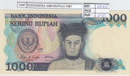 BILLETE INDONESIA 1.000 RUPIAS 1987 P-124a  - Otros – Asia