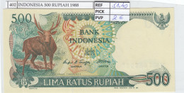 BILLETE INDONESIA 500 RUPIAS 1988 P-123a - Autres - Asie