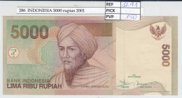 BILLETE INDONESIA 5.000 RUPIAS 2001 P-142a - Otros – Asia
