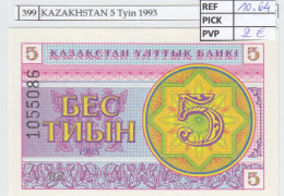 BILLETE KAZAKHSTAN 5 TYIN 1993 P-3b - Otros – Asia