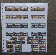 DDR 1978 Zusammendrucke W Zd 362/69 Und S Zd 149/56 Posttransport Gebraucht - Zusammendrucke
