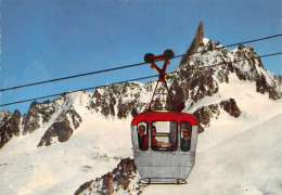 74-CHAMONIX-TELECABINE DE LA VALLEE BLANCHE-N°347-C/0249 - Chamonix-Mont-Blanc