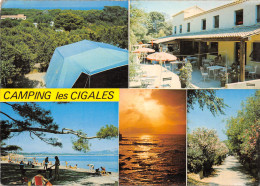 83-GIENS EN PRESQU ILE-CAMPING LES CIGALES-N°348-C/0037 - Autres & Non Classés