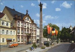 72495096 Offenburg Rathausplatz Mit Mathaeus Und Ursulasaeule Offenburg - Offenburg