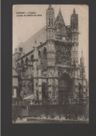 CPA - 27 - Vernon - L'Eglise - Jardin De L'Hôtel De Ville - Circulée En 1914 - Vernon