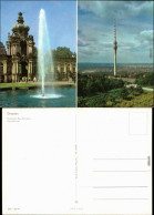 Ansichtskarte Pappritz-Dresden Dresdner Zwinger - Kronentor, Fernsehturm 1995 - Dresden