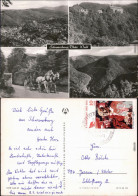 Ansichtskarte Schwarzburg Überblick, Schloss, Kutsche, Panorama 1979 - Autres & Non Classés