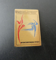 Old Badge Schweiz Suisse Svizzera Switzerland - Turnabzeichen Winterthur 1984 - Non Classificati