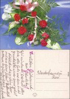 Ansichtskarte  Rosen Blumenstrauß 1995 - Cumpleaños