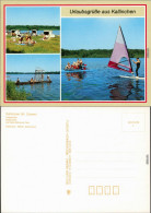 Kallinchen-Zossen Liegewiese, Badestelle, Surfer Auf Dem See 1989 - Zossen