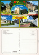 Schöneck (Vogtland)  Hauptstraße, Untermarkt Mit Kirche, Paracelsusklinik 1995 - Autres & Non Classés