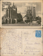 Ansichtskarte Erfurt Dom Und Severikirche 1954 - Autres & Non Classés