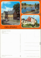 Gelenau (Erzgebirge) Fachwerkhaus, Freibad Rutsche, Pestalozzi-Oberschule 1982 - Gelenau