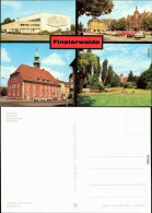 Finsterwalde Grabin Sporthalle, Marktplatz, Kreiskulturhaus, Schlosspark 1981 - Finsterwalde