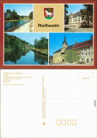 Rosswein/ Roßwein Freibad, Ingenieurschule Talbad, Rathaus 1987 - Autres & Non Classés