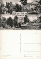 Bad Muskau Mužakow Schlossruine, Moorbad, Schlossgarten, Freilichtbühne 1967 - Bad Muskau