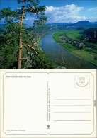 Ansichtskarte Wehlen Blick Von Bastei Auf Das Elbtal, Wehlen 1995 - Rathen