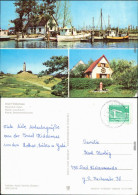 Hiddensee Hiddensjö, Hiddensöe Neuendorf - Hafen, Kloster Seemannshäuschen 1981 - Hiddensee