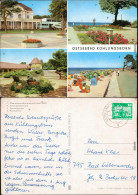 Ansichtskarte Kühlungsborn Meerwasserschwimmhalle, Strand, Konzertgarten 1976 - Kuehlungsborn