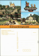 Schirgiswalde-Kirschau Teilansicht Mit Kirche,   Postamt, Spielplatz 1989 - Sonstige & Ohne Zuordnung