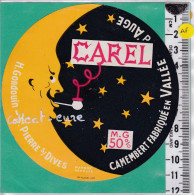 C1353 FROMAGE CAMEMBERT CAREL SAINT PIERRE SUR DIVES CALVADOS LUNE PIPE  50 % - Cheese