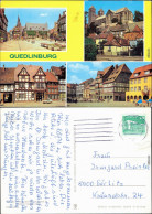 Ansichtskarte Quedlinburg Rathaus, Dom, Klopstockhaus, Markt G1982 - Sonstige & Ohne Zuordnung